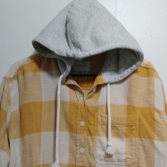 American Eagle button down hoodie size S - Picture 3 of 16